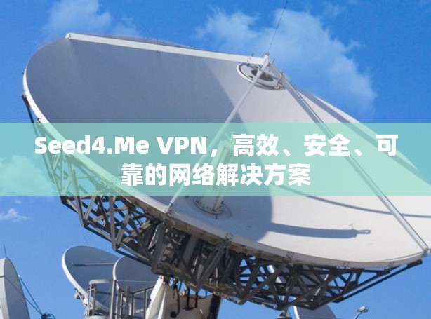 Seed4.Me VPN,高效、安全、可靠的网络解决方案 Seed4.Me VPN,高效、安全、可靠的网络解决方案