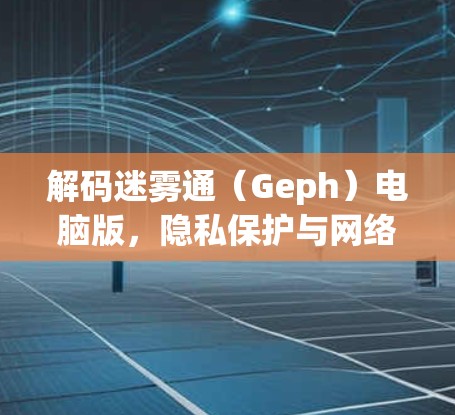 解码迷雾通（Geph）电脑版，隐私保护与网络安全的新解决方案