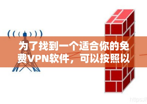 为了找到一个适合你的免费VPN软件，可以按照以下步骤操作