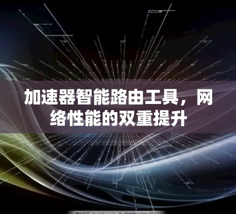 加速器智能路由工具，网络性能的双重提升