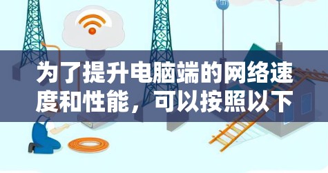 为了提升电脑端的网络速度和性能，可以按照以下步骤进行优化