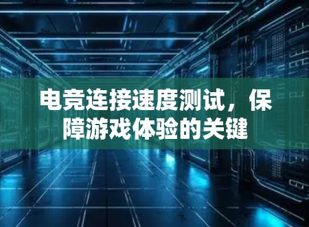 电竞连接速度测试，保障游戏体验的关键