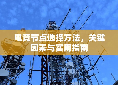 电竞节点选择方法，关键因素与实用指南