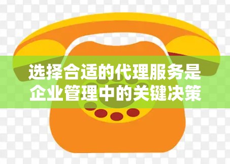 选择合适的代理服务是企业管理中的关键决策之一。以下是对不同类型代理服务的比较分析 选择合适的代理服务是企业管理中的关键决策之一。以下是对不同类型代理服务的比较分析