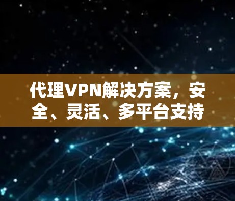 代理VPN解决方案，安全、灵活、多平台支持